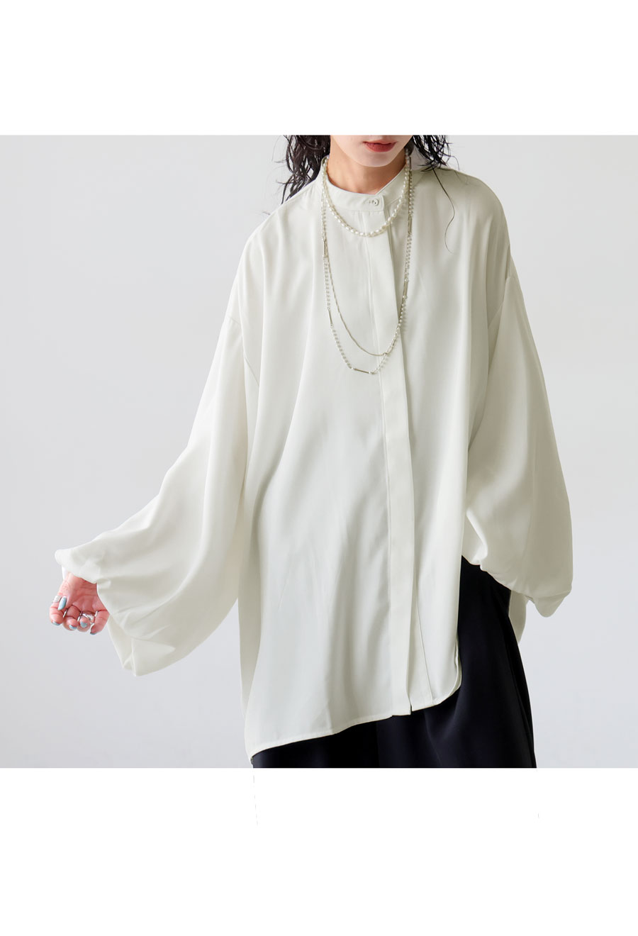 楽天市場】バルーンスリーブ シャツ レディース 長袖 トップス 送料