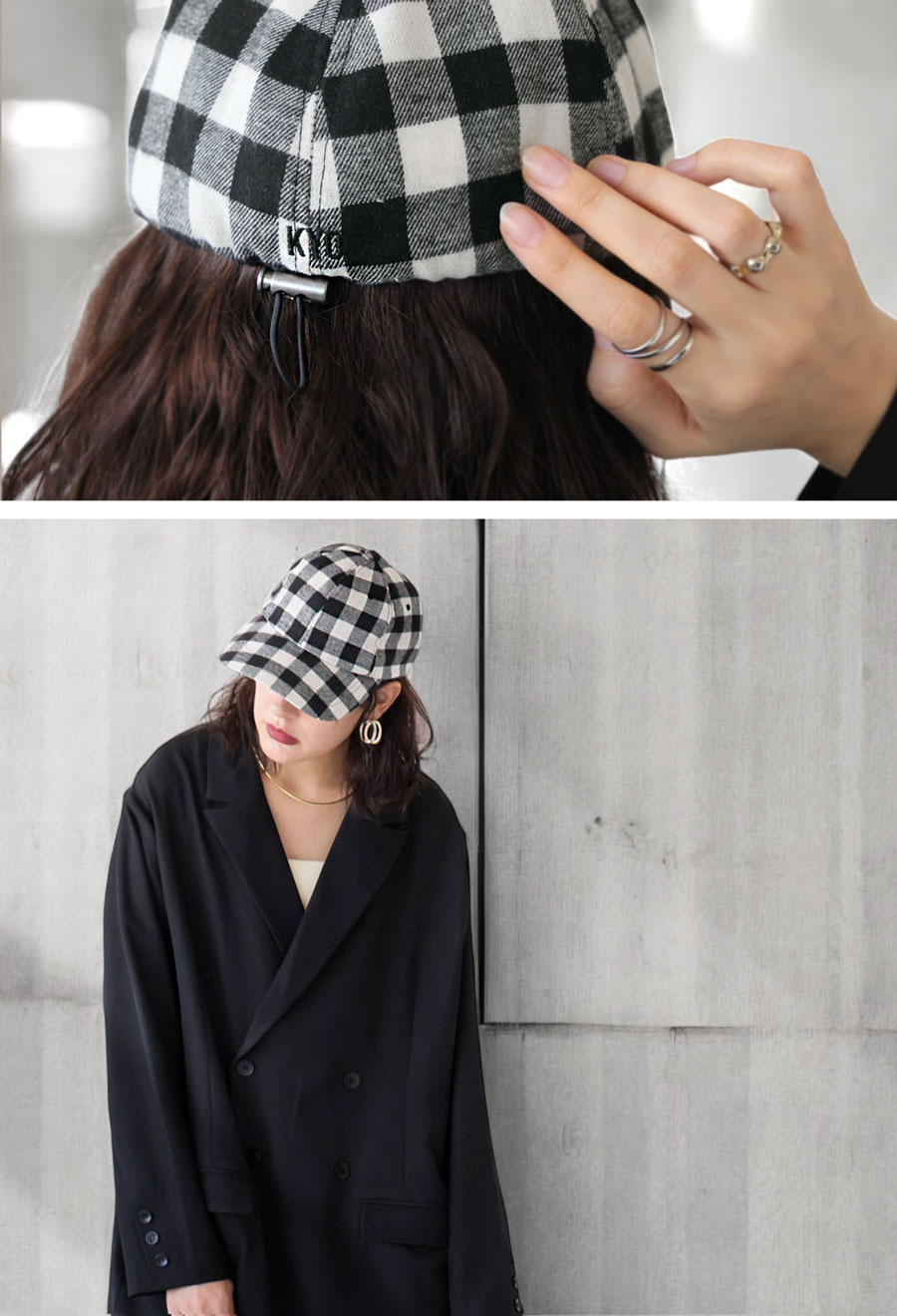 楽天市場】再入荷予定有!ギンガムチェック柄 キャップ 帽子 レディース