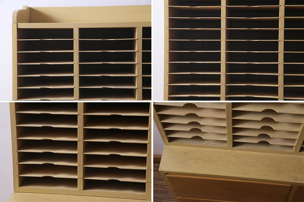 楽天市場】和製アンティーク 昭和中期 書類収納棚 大容量 レトロ家具