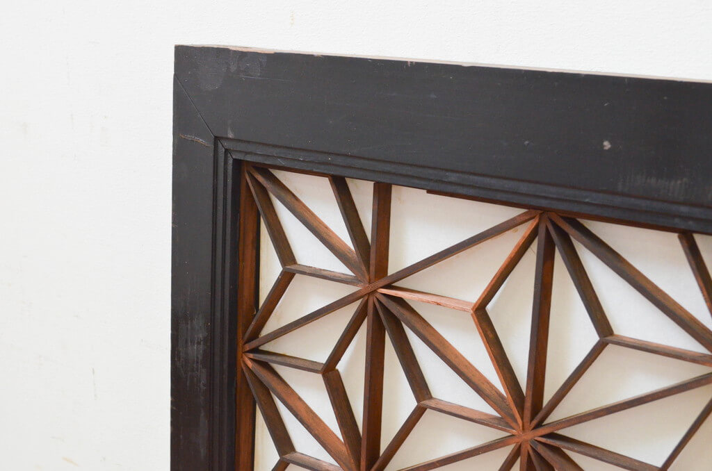 楽天市場】▽現状販売▽ 和製アンティーク 昭和初期 障子欄間 1枚 組子