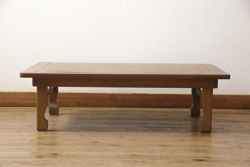 楽天市場】☆事前問合せ必須☆ 和製アンティーク 座卓 総欅 ケヤキ材