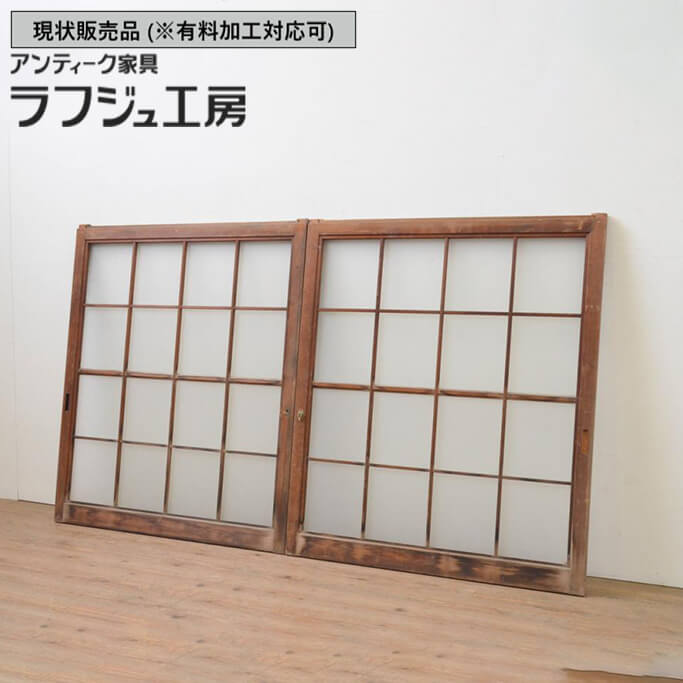楽天市場】▽現状販売▽ 和製アンティーク 昭和中期 アンティーク建具