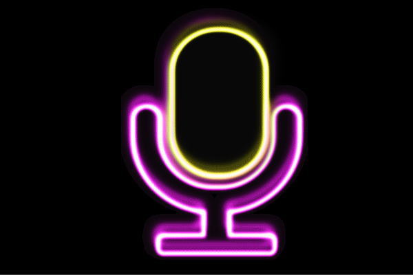 楽天市場】ネオン 鏡かがみ カガミ 置き鏡 イラスト ミラー ネオン