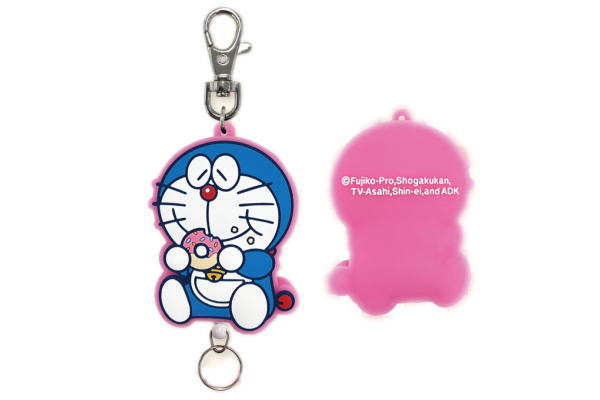 楽天市場】ドラえもん ラバーリールキーホルダーもぐもぐ Sweets Party