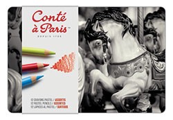 楽天市場】コンテ・ア・パリ パステルペンシル アソート 12色セット