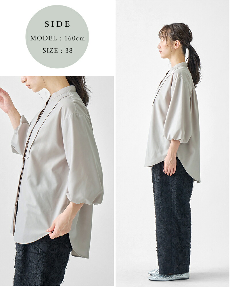 楽天市場】whyto ホワイト バルーンスリーブ ブラウス “BALOON SLEEVE