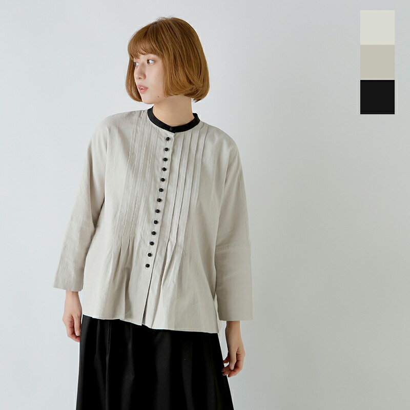 楽天市場】MAGALI マガリ コットン リネン ピンタック アンティーク