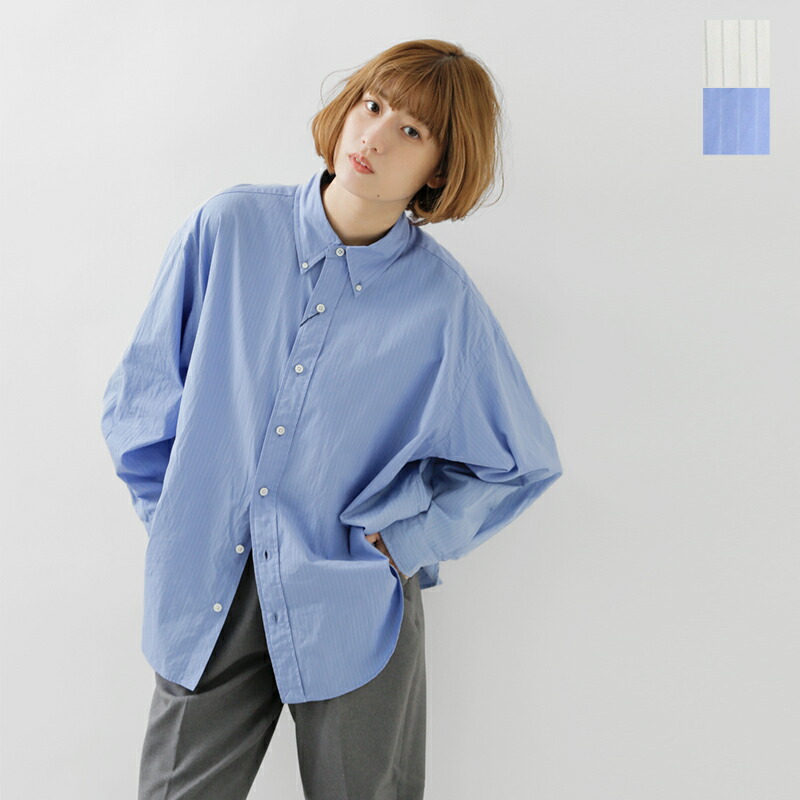 楽天市場】Shinzone シンゾーン コットン ストライプ ダディ シャツ