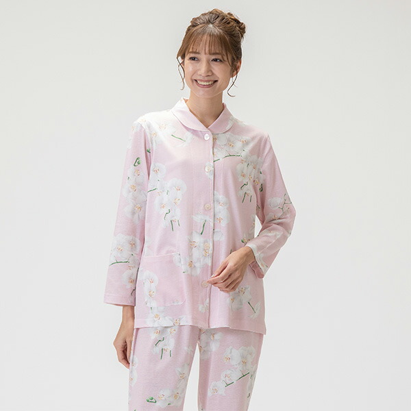 楽天市場】【Arakawa1886】 天竺プリント胡蝶蘭 衿付き レディース