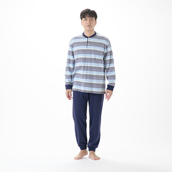 新品】ミラショーン 秋冬物あったかい微起毛スムースニットパジャマ（L