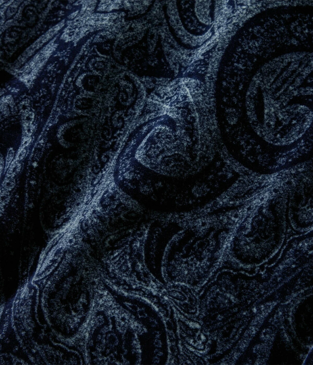 楽天市場】[送料無料]GOLD : PAISLEY PATTERN INDIGO VELVETEEN OPEN