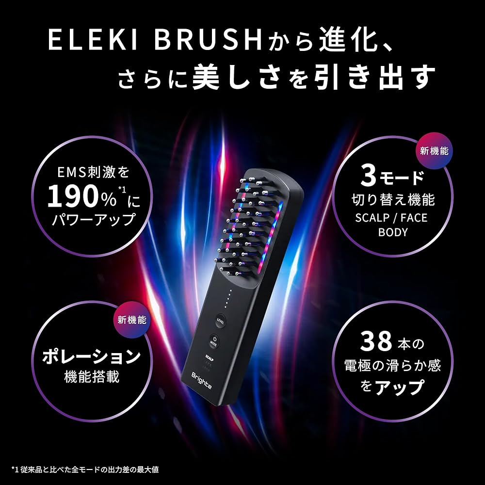 Brighteエレキブラシ+ 、エレキローション、シートマスク他 Amazon.co