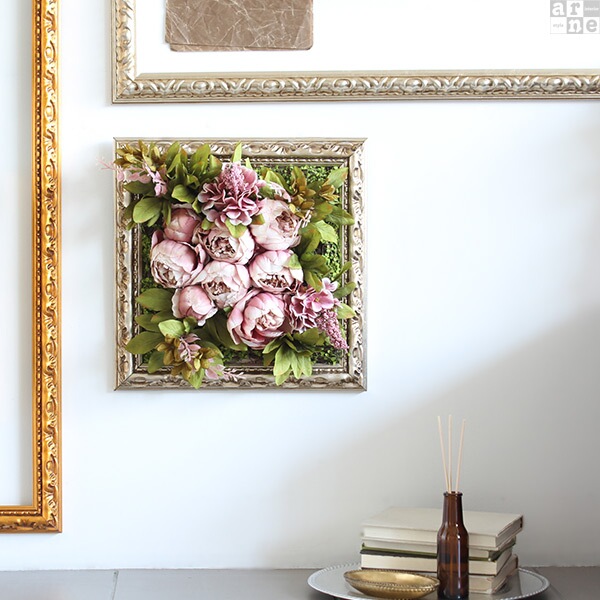 楽天市場】造花 フラワーアレンジメント arne 光触媒 ウォールグリーン