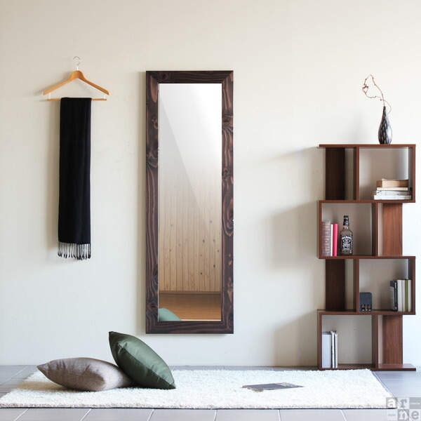 楽天市場】スタンドミラー ワイドミラー 全身鏡 大型 おしゃれ 木製