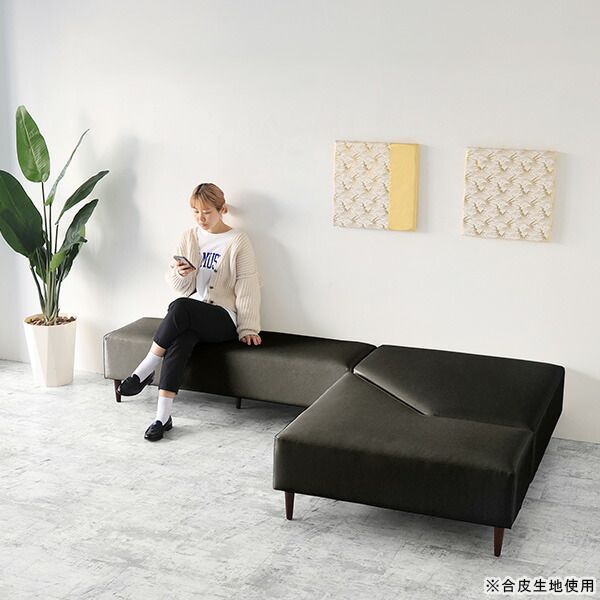 楽天市場】ソファセット ベンチ 合皮 待合 ソファ セット ヌック