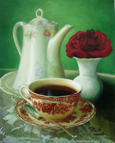 楽天市場】特価油絵 コーヒータイム MA1716 : 絵画制作専門ユーラシア
