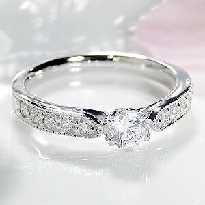 楽天市場】pt900 0.55ct 一粒ダイヤモンドリング [Hカラー/SIクラス