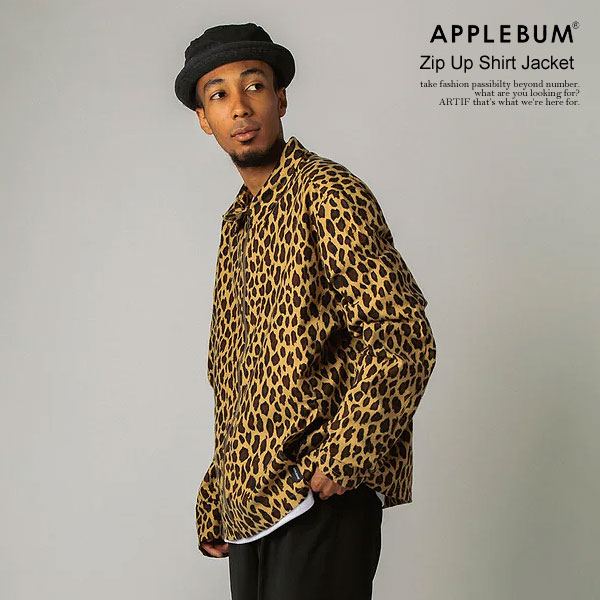 楽天市場】APPLEBUM アップルバム Zip Up Shirt Jacket メンズ