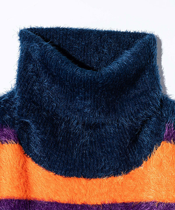 楽天市場】30％OFF SALE セール glamb グラム Turtle Neck Border Knit