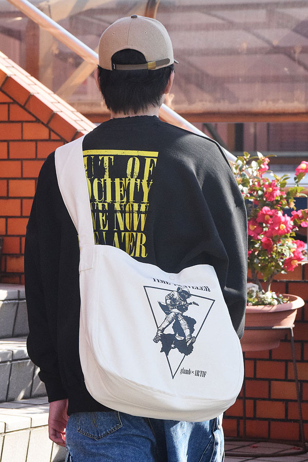 希少 glamb スカジャン 刺繍 ブラックベージュ LAZY