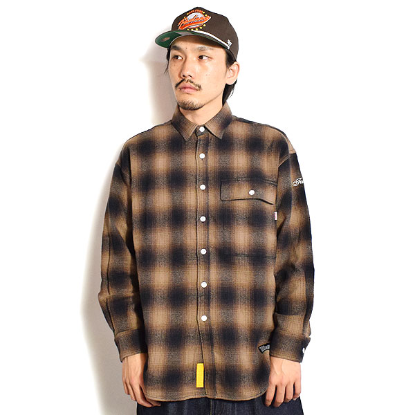 楽天市場】FAT エフエーティー MAC SMOKY メンズ シャツ ネルシャツ