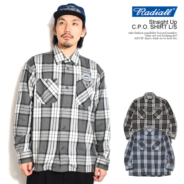 楽天市場】RADIALL ラディアル Straight Up - C.P.O. SHIRT L/S