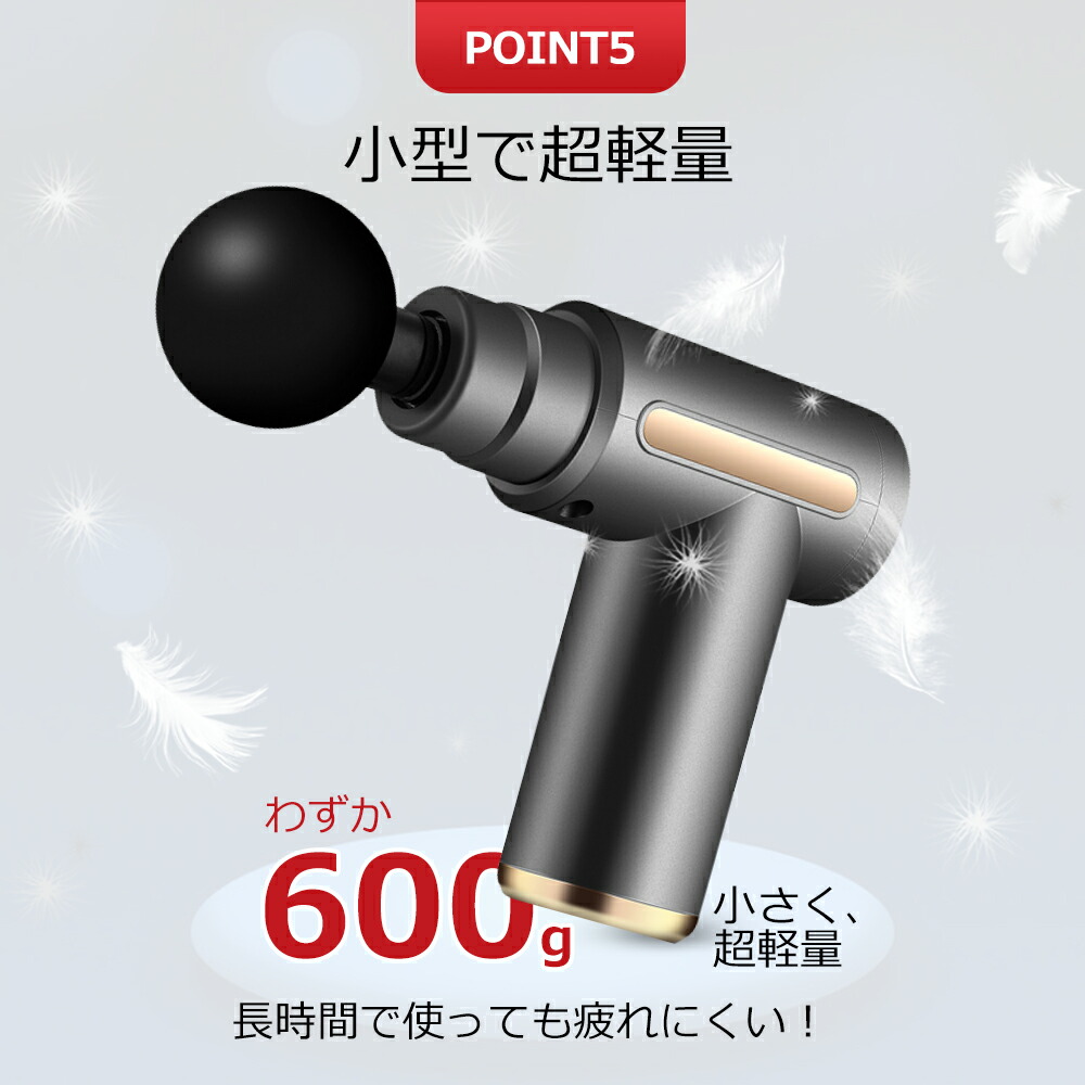 楽天市場】【最大P47倍＆クーポン⇒3,550円】 筋膜リリース ガン 電動