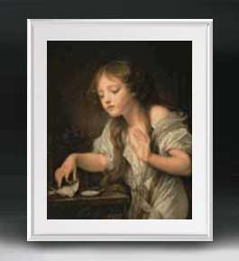 楽天市場】【油絵 直筆仕上げ】ジャン＝バティスト・グルーズ 死んだ鳥