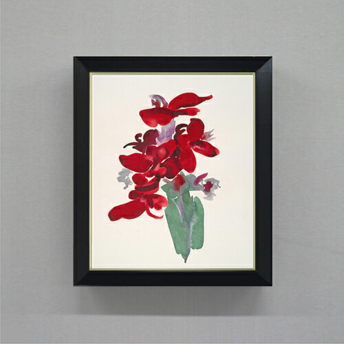 楽天市場】【油絵 直筆仕上げ】オキーフ レッドカンナ F8 【シンプル