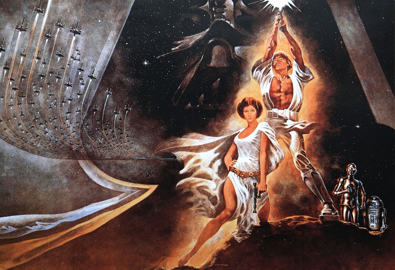 楽天市場】インテリアアート「スター ウォーズ エピソード4/新たなる