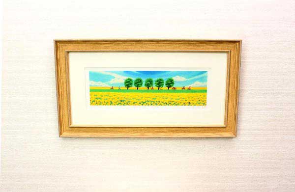 楽天市場】【レビュー特典付き】栗乃木ハルミ「菜の花畑4(自転車レース