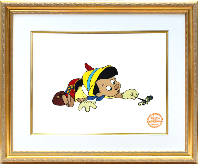 楽天市場】【レビュー特典付き】ディズニー セル画「ピノキオ&ジミニー