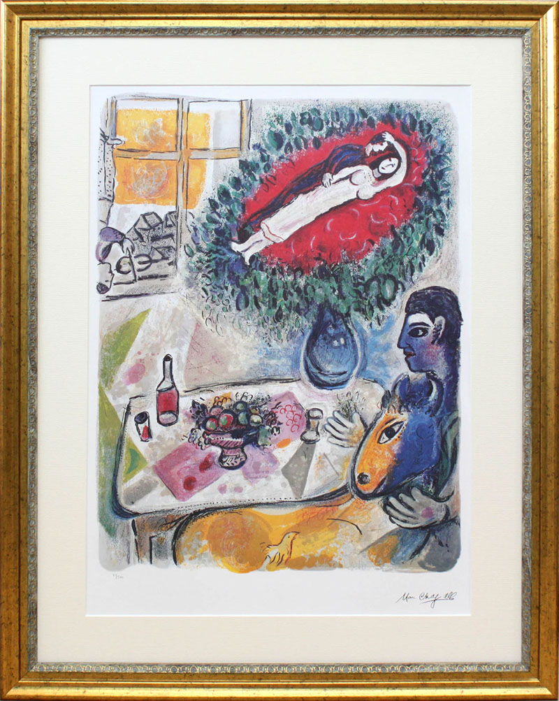 楽天市場】【スーパーSALE20%OFF】シャガール 絵画「幻想」作品証明書