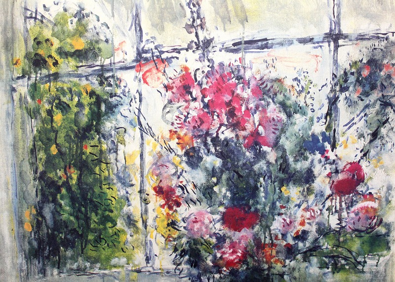 楽天市場】【スーパーSALE20%OFF】シャガール 絵画「果物と花」作品