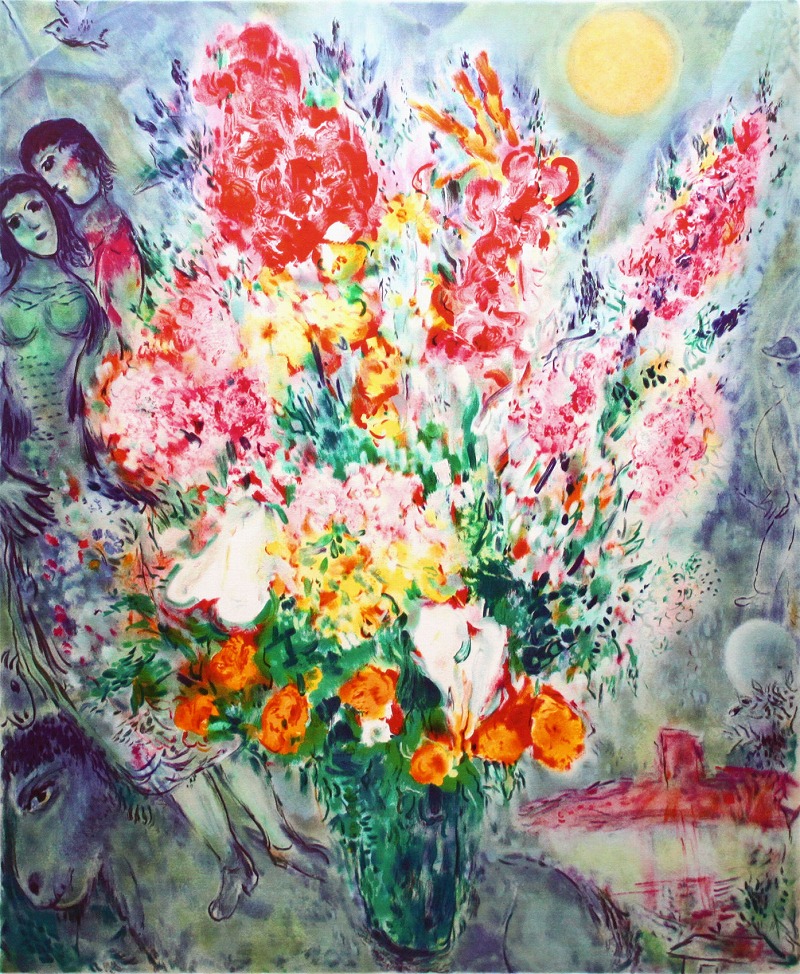 楽天市場】【スーパーSALE20%OFF】シャガール 絵画「花束」作品証明書