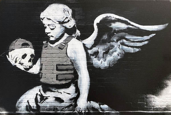 楽天市場】【スーパーSALE10%OFF】バンクシー アートパネル BANKSY