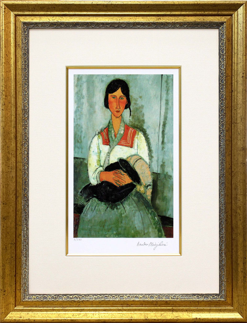 楽天市場】【レビュー特典付き】アメデオ モディリアーニ「子供を抱い