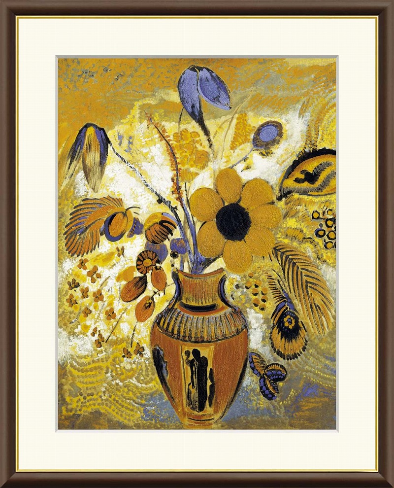 楽天市場】【レビュー特典付き】オディロン ルドン「花に囲まれた二人