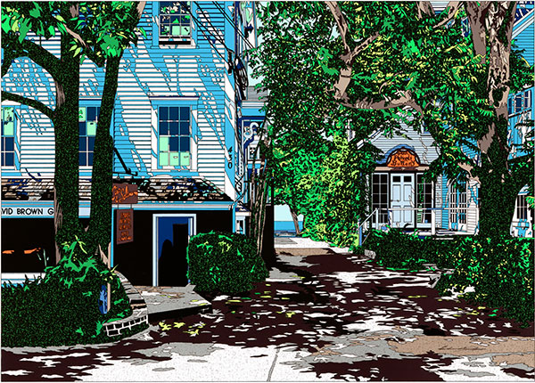 楽天市場】「プロビンスタウン ハウス2 」□鈴木英人 版画（額装版画