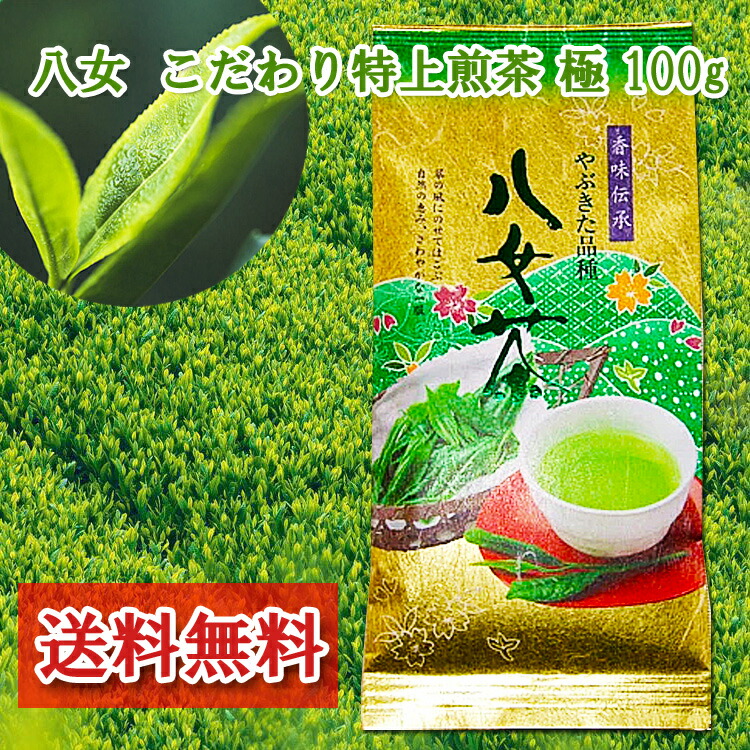 楽天市場】＼スーパーSALE 半額／ お茶 八女茶 特上煎茶 極 100g 送料