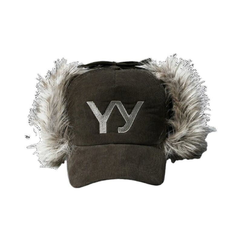 楽天市場】[Open Yy]（オープンワイワイ） Faux Fur Corduroy Earflap