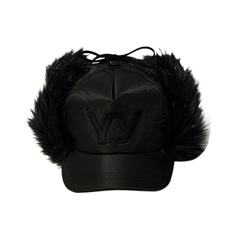 楽天市場】[Open Yy]（オープンワイワイ） Faux Fur Earflap Cap Black