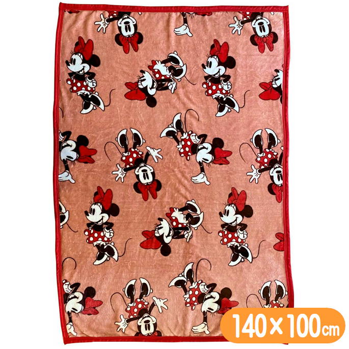 楽天市場】ミ二ーマウス ハーフ毛布 ミニー スタンド ブランケット
