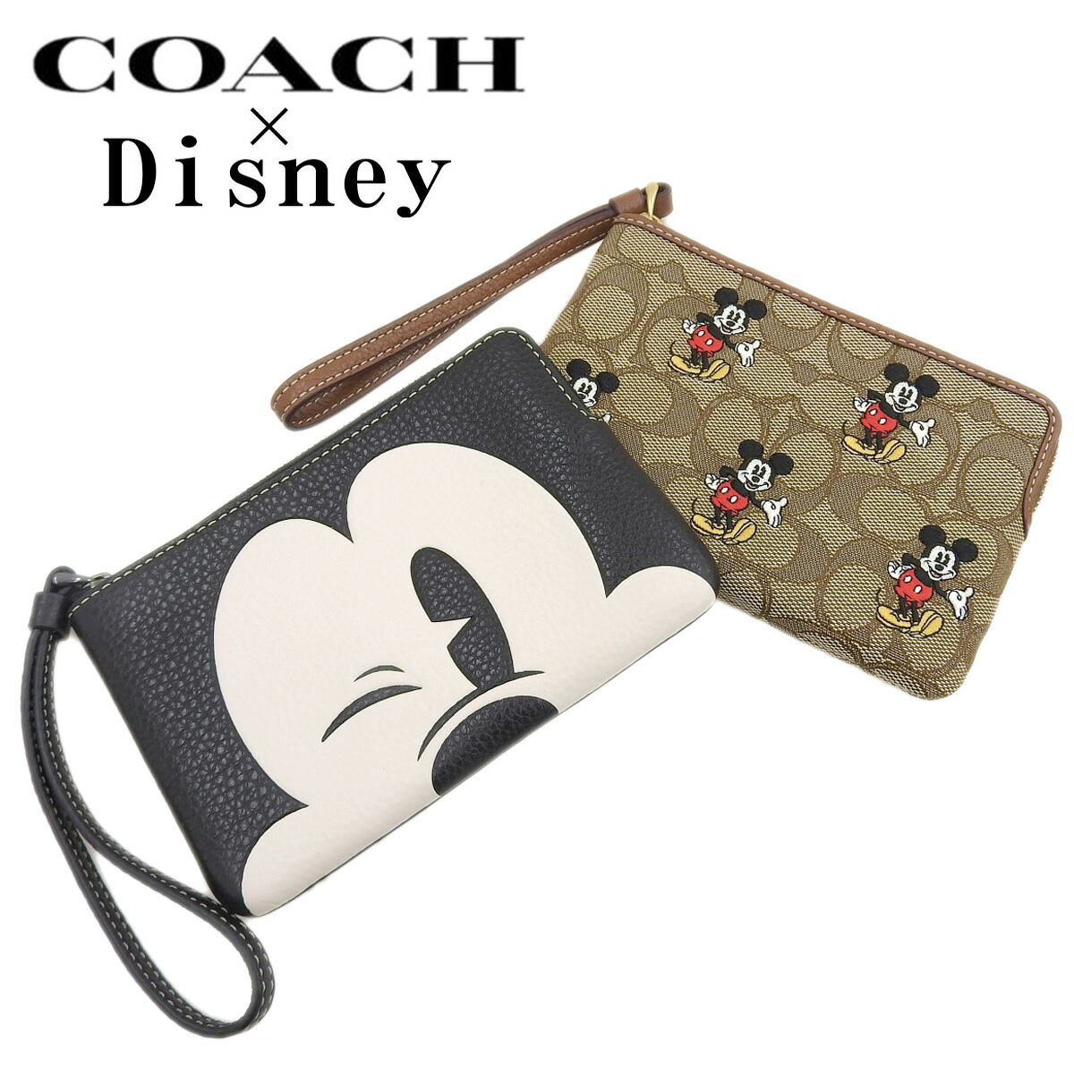 楽天市場】【COACH】 コーチ×ディズニー ミッキーマウス ジップリス