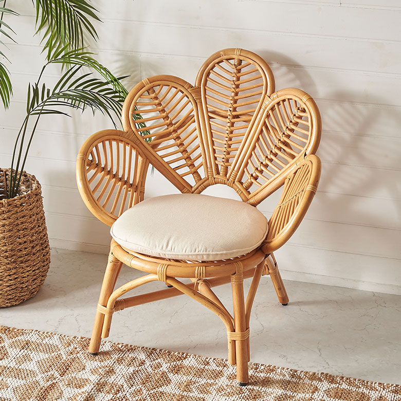 楽天市場】ラタンチェア 籐椅子 1人掛け ローチェア リビング ラタン