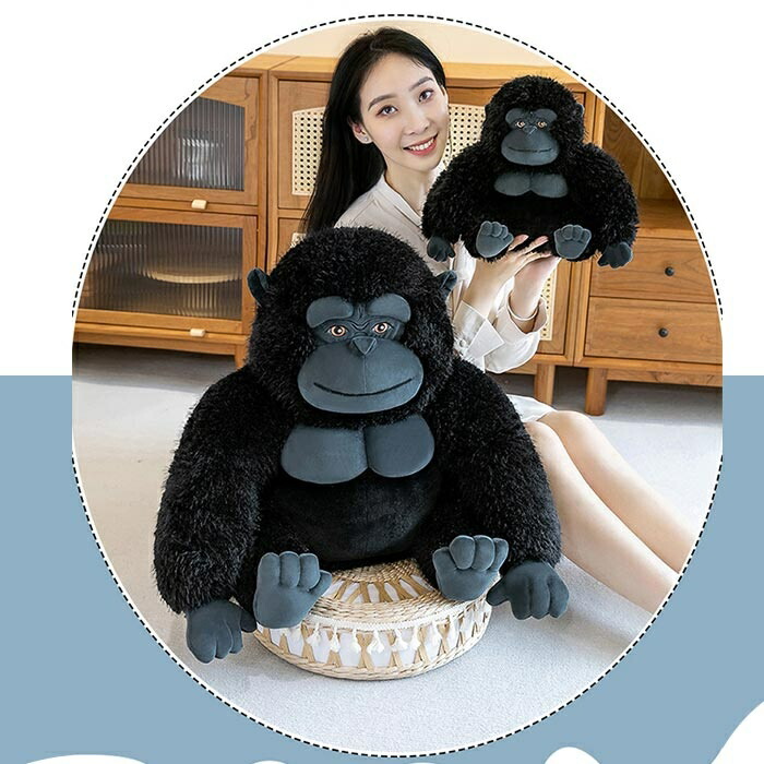 楽天市場】リアルなゴリラさんぬいぐるみ 選べる3サイズ 優しい瞳が