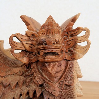 楽天市場】バロンの木彫り 16cm スワール無垢材 アジアン雑貨 バリ雑貨