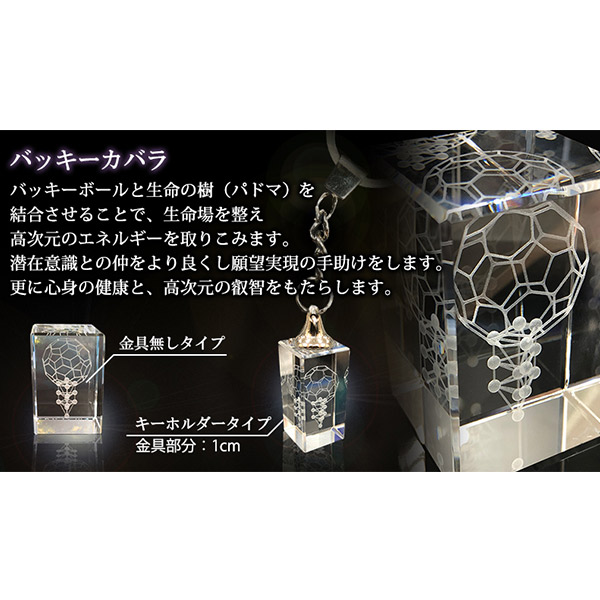 楽天市場】3Dカバラ・バッキーカバラキーホルダー 医学博士 丸山式