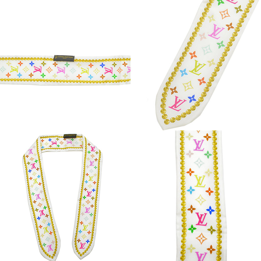 楽天市場】ルイヴィトン Louis Vuitton リボンスカーフ モノグラム