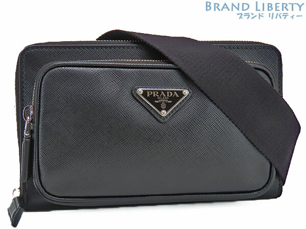 楽天市場】【ほぼ新品】プラダ PRADA トライアングル サフィアーノ